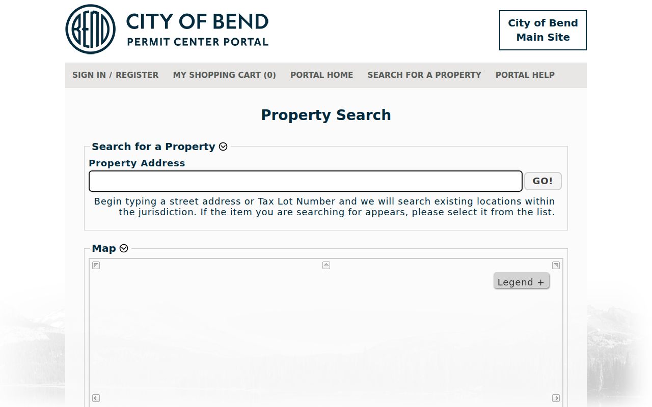 Bend ZIP code CityView property locator